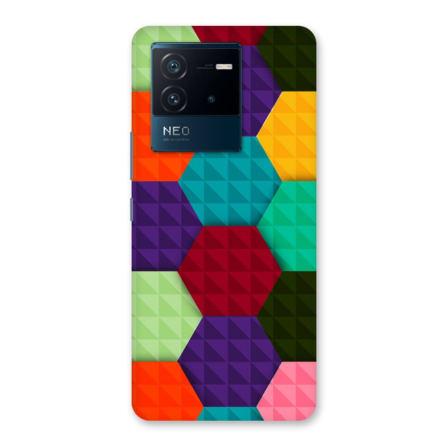 Colourful Abstract Back Case for Vivo iQOO Neo 6 5G