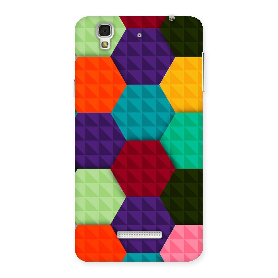 Colourful Abstract Back Case for YU Yureka Plus