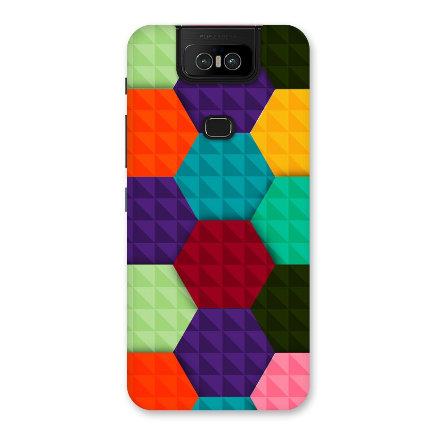 Colourful Abstract Back Case for Zenfone 6z