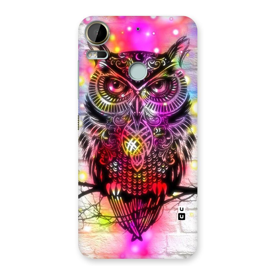 Colourful Owl Back Case for Desire 10 Pro