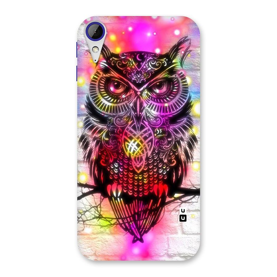 Colourful Owl Back Case for Desire 830