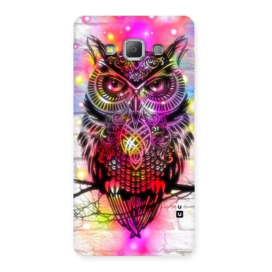 Colourful Owl Back Case for Galaxy A7