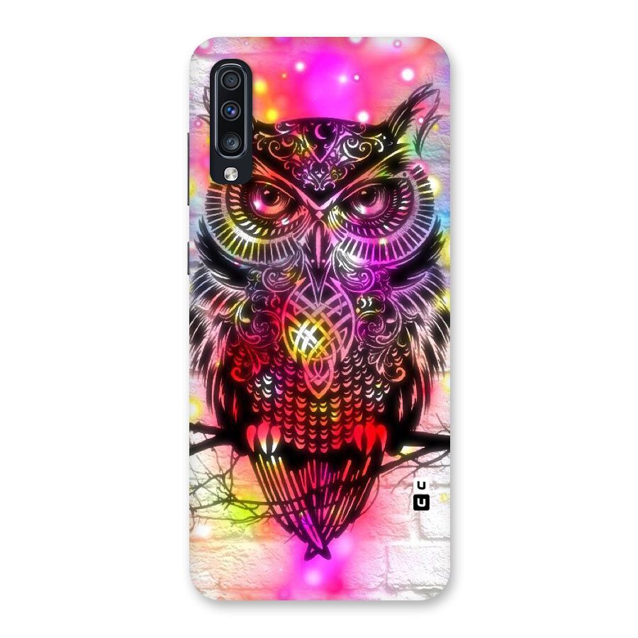 Colourful Owl Back Case for Galaxy A70s