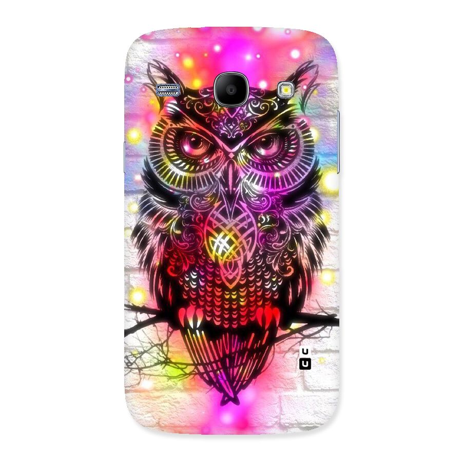 Colourful Owl Back Case for Galaxy Core