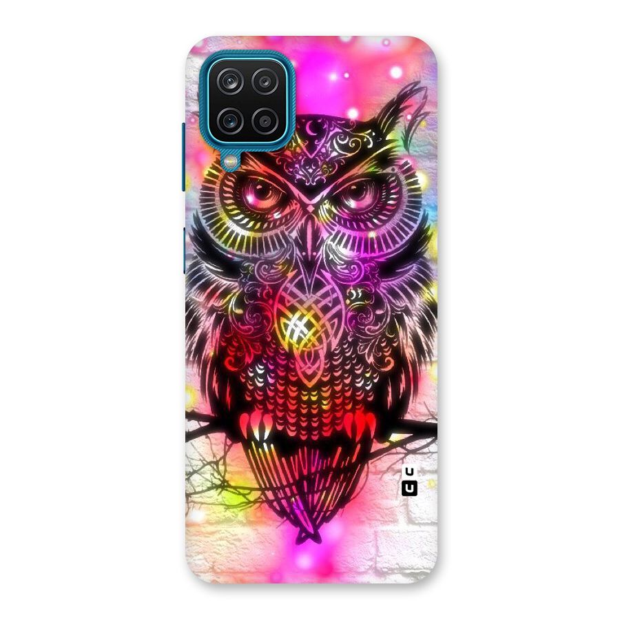 Colourful Owl Back Case for Galaxy F12