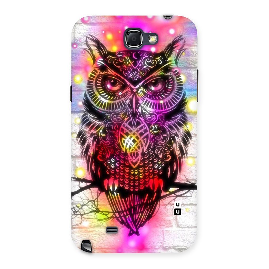 Colourful Owl Back Case for Galaxy Note 2