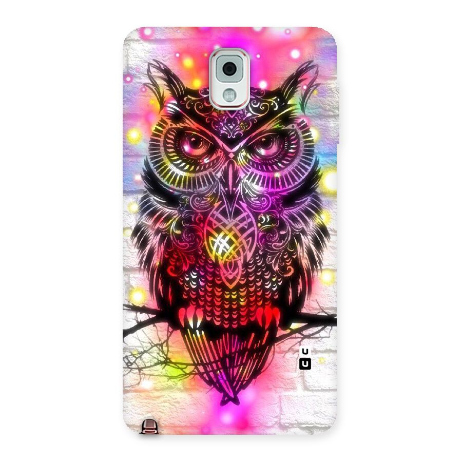 Colourful Owl Back Case for Galaxy Note 3