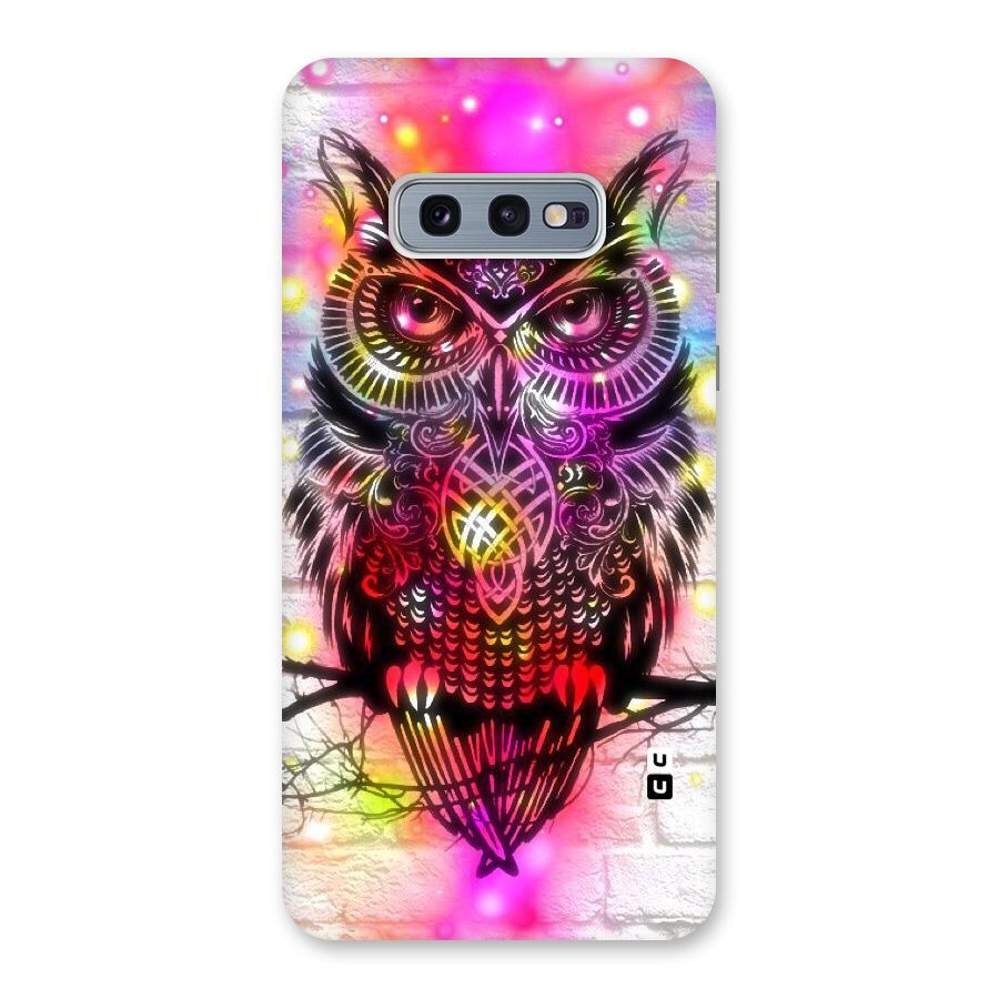 Colourful Owl Back Case for Galaxy S10e