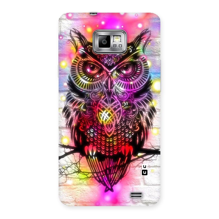 Colourful Owl Back Case for Galaxy S2