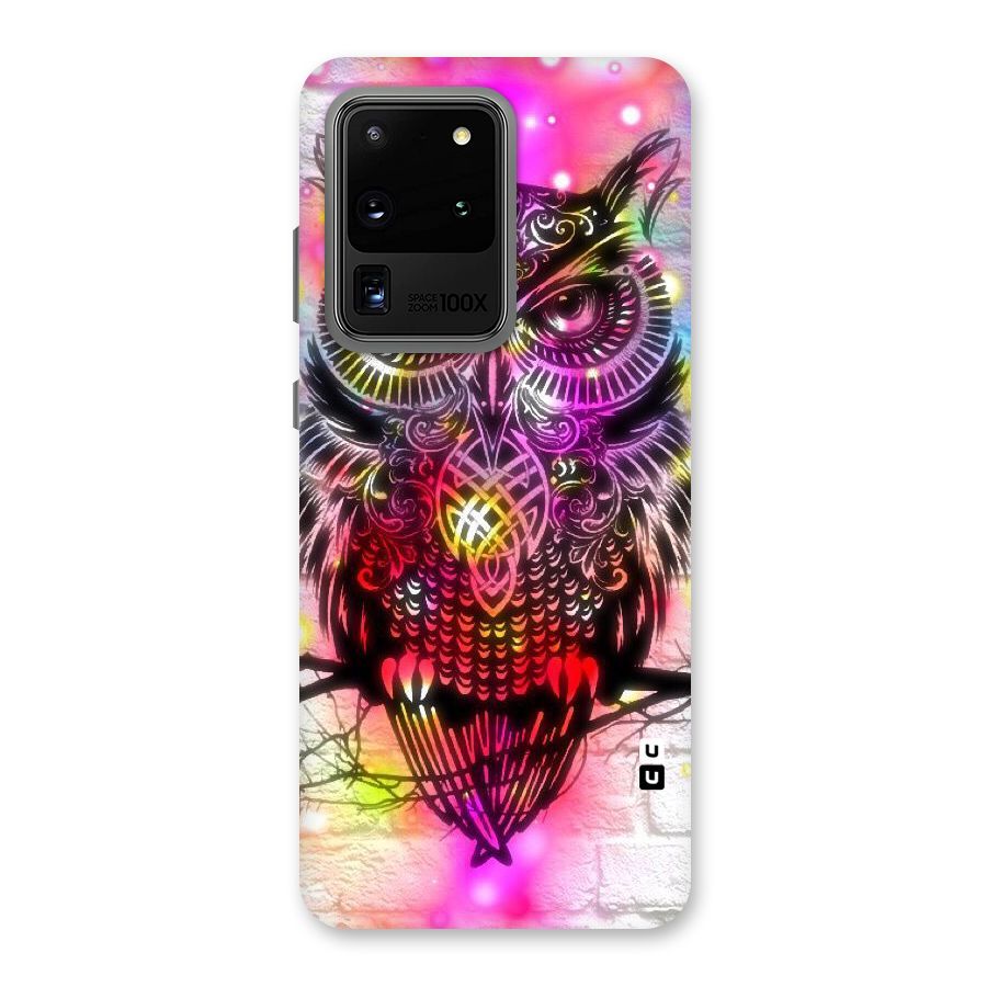 Colourful Owl Back Case for Galaxy S20 Ultra