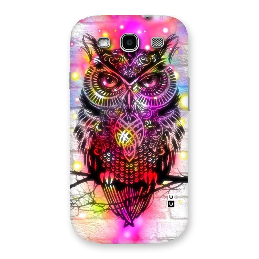 Colourful Owl Back Case for Galaxy S3