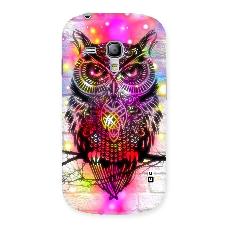 Colourful Owl Back Case for Galaxy S3 Mini