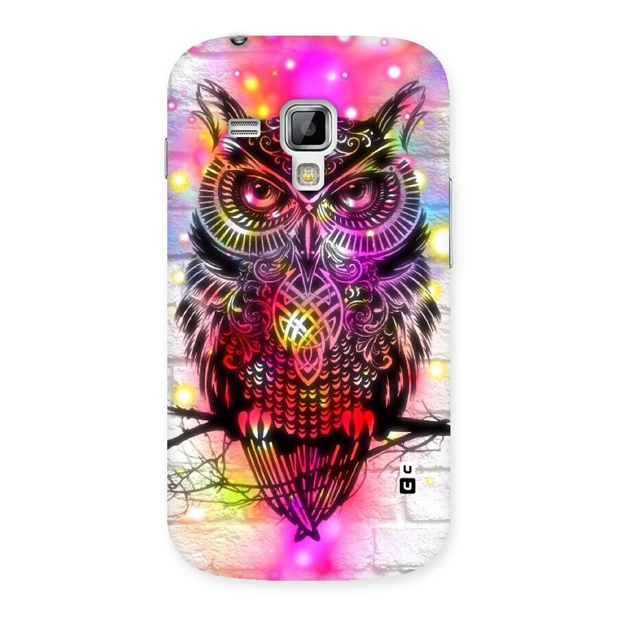 Colourful Owl Back Case for Galaxy S Duos
