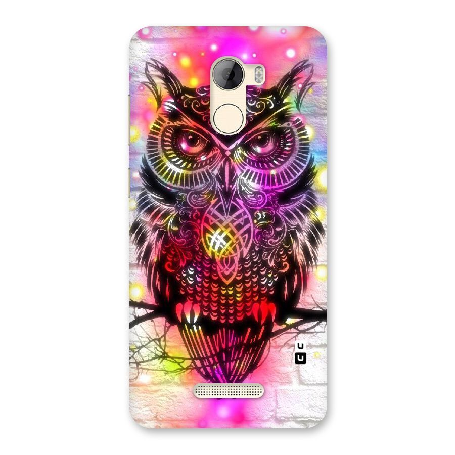 Colourful Owl Back Case for Gionee A1 LIte