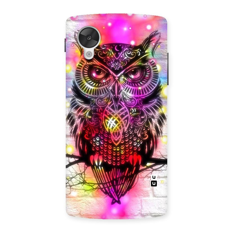 Colourful Owl Back Case for Google Nexsus 5