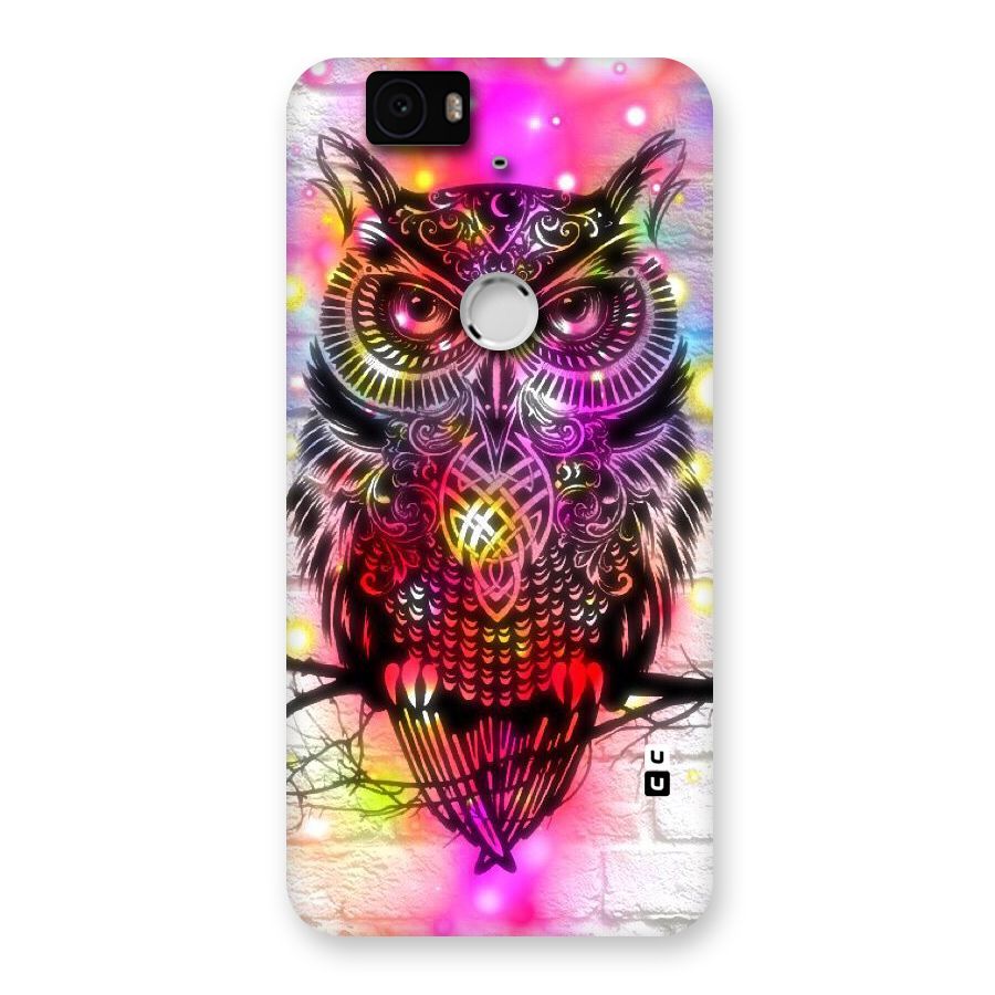 Colourful Owl Back Case for Google Nexus-6P