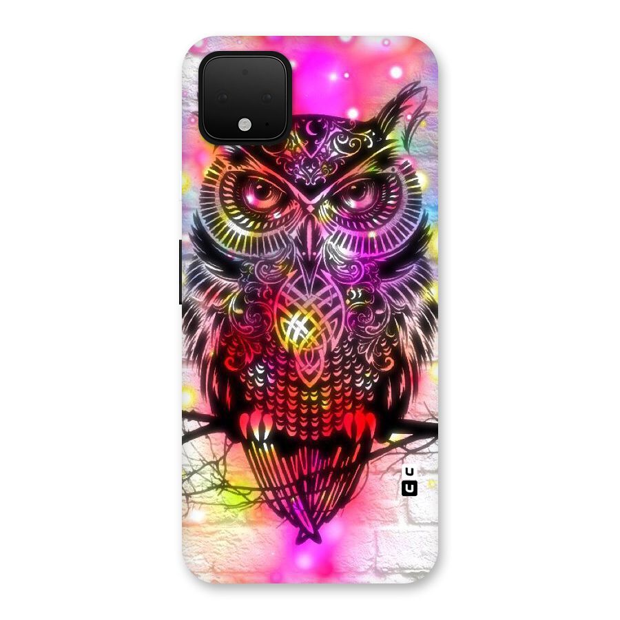 Colourful Owl Back Case for Google Pixel 4 XL