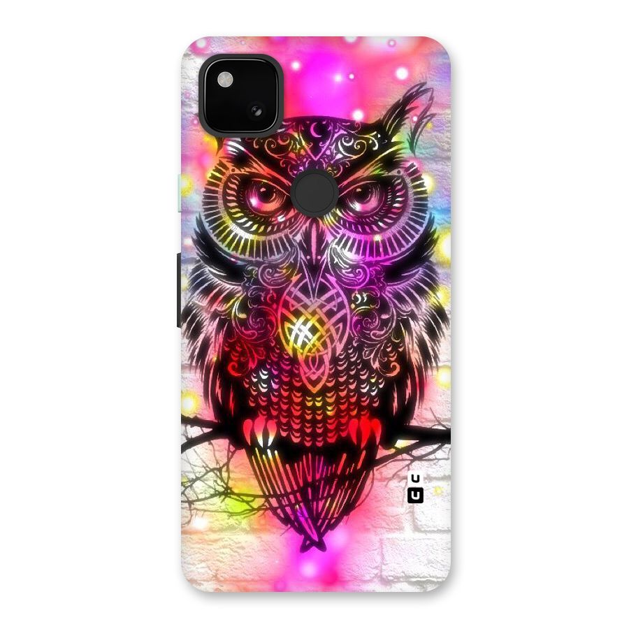 Colourful Owl Back Case for Google Pixel 4a