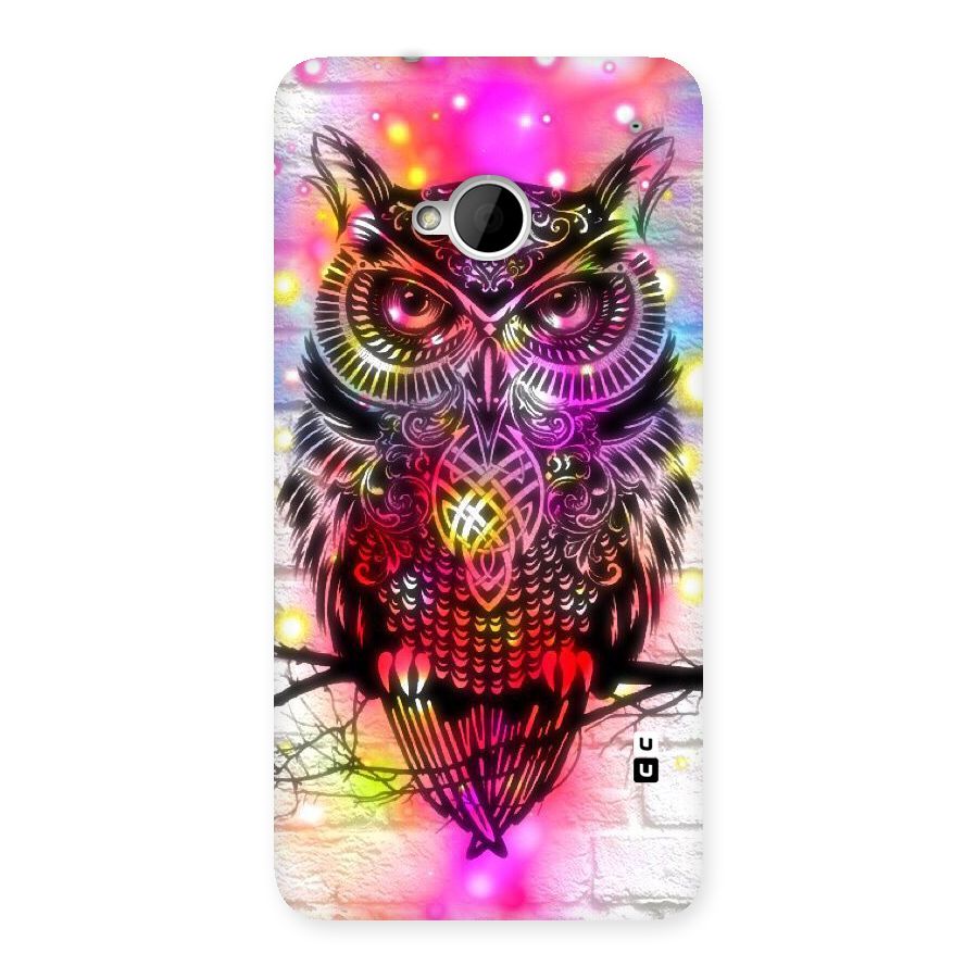Colourful Owl Back Case for HTC One M7