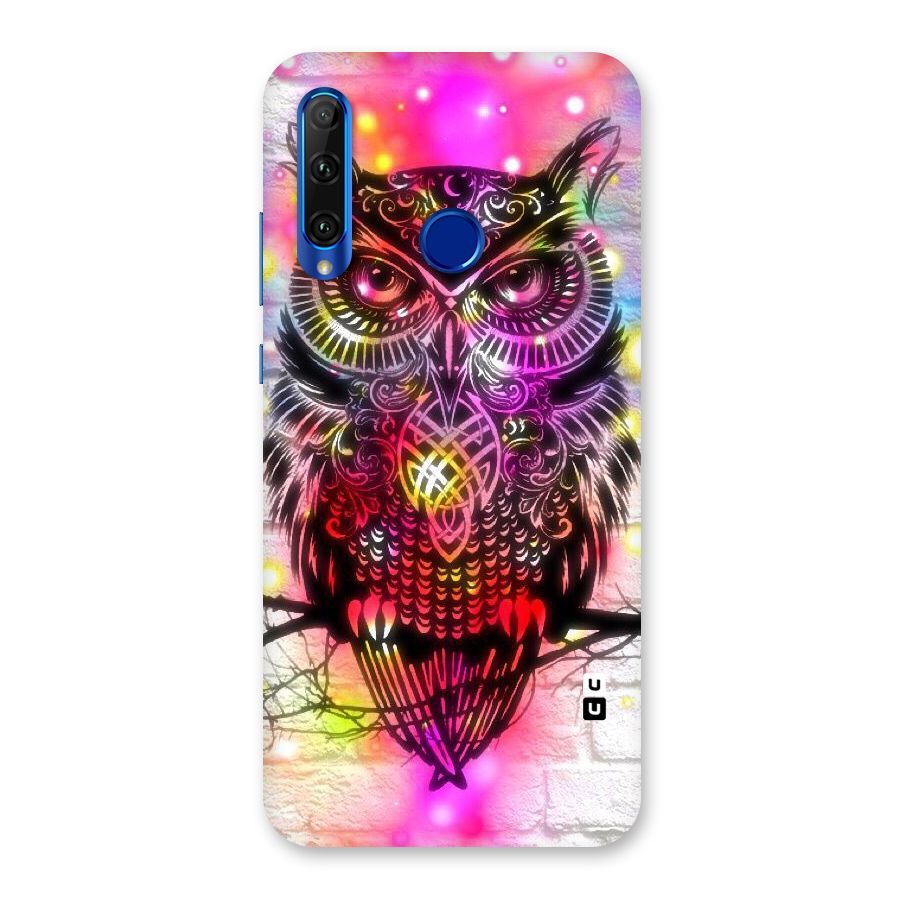 Colourful Owl Back Case for Honor 20i