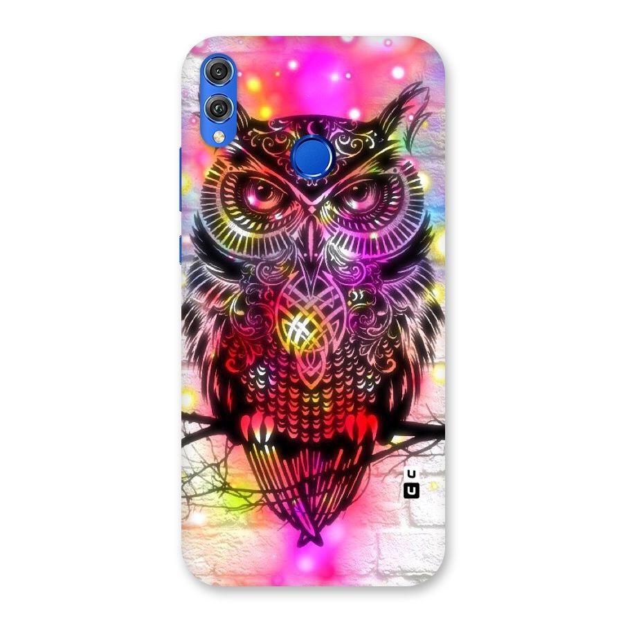 Colourful Owl Back Case for Honor 8X