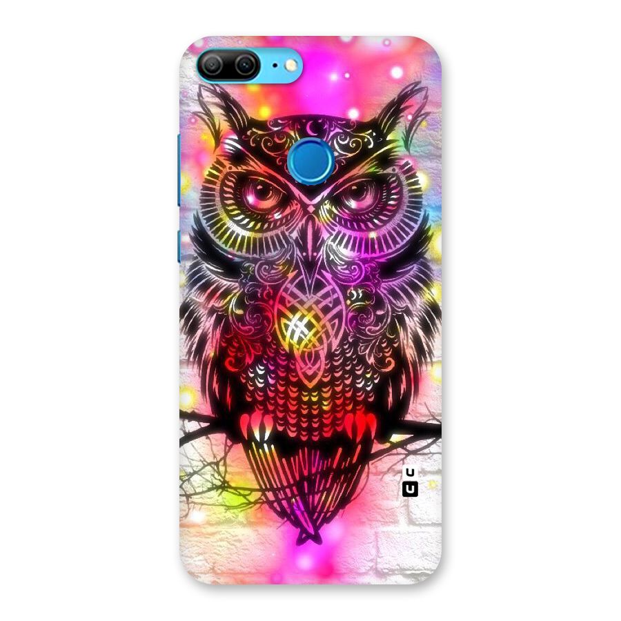 Colourful Owl Back Case for Honor 9 Lite