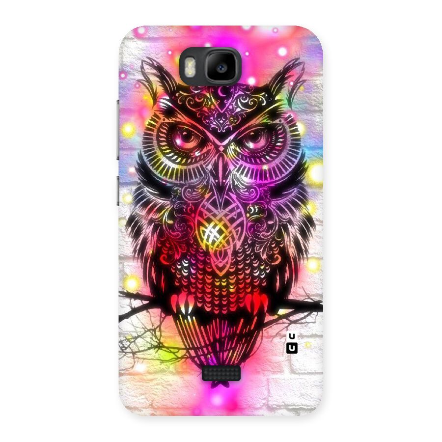Colourful Owl Back Case for Honor Bee