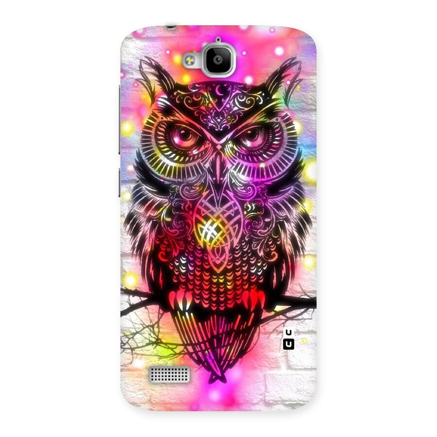 Colourful Owl Back Case for Honor Holly