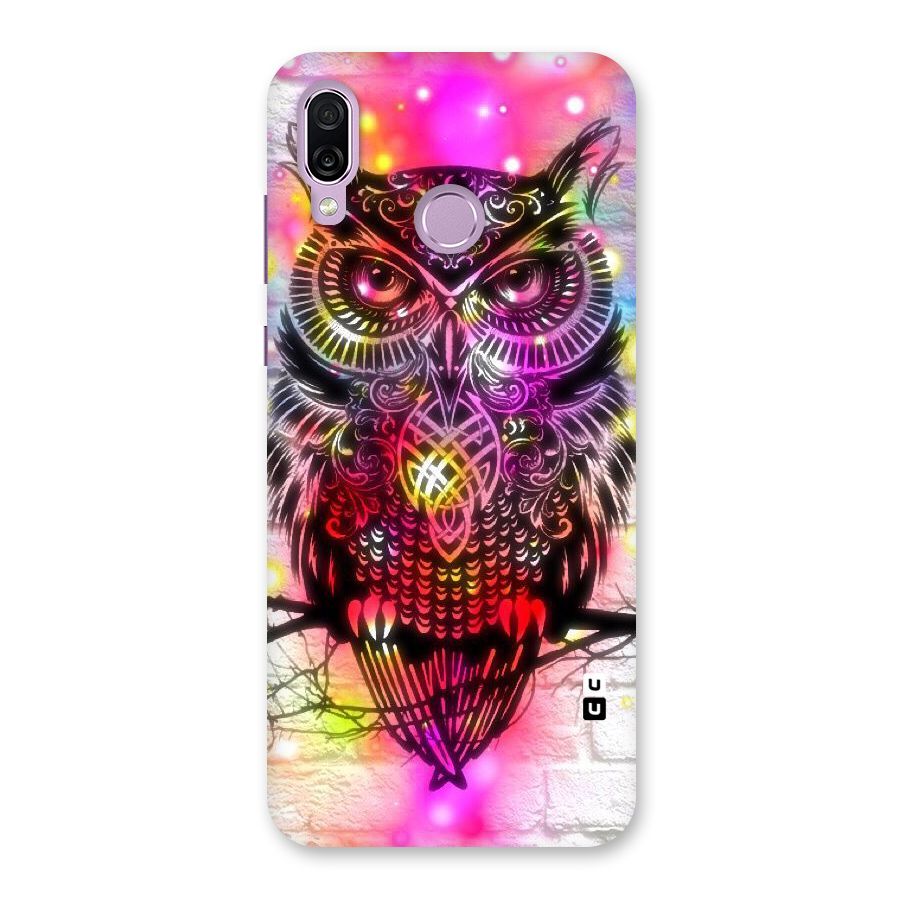 Colourful Owl Back Case for Honor Play