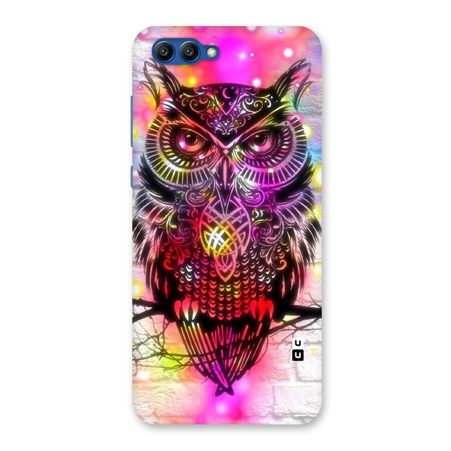 Colourful Owl Back Case for Honor View 10