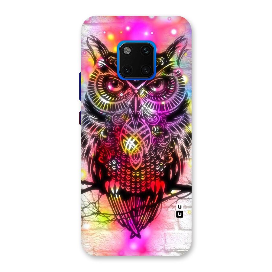 Colourful Owl Back Case for Huawei Mate 20 Pro