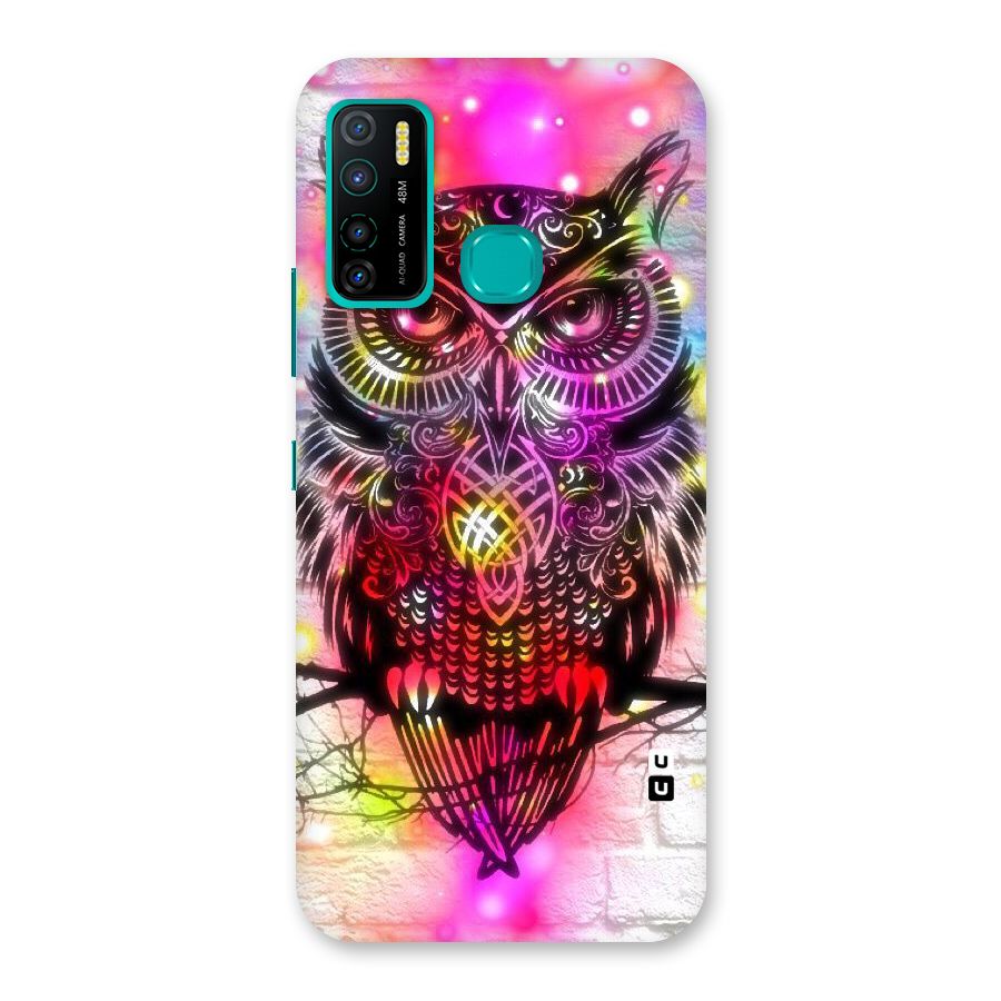Colourful Owl Back Case for Infinix Hot 9 Pro