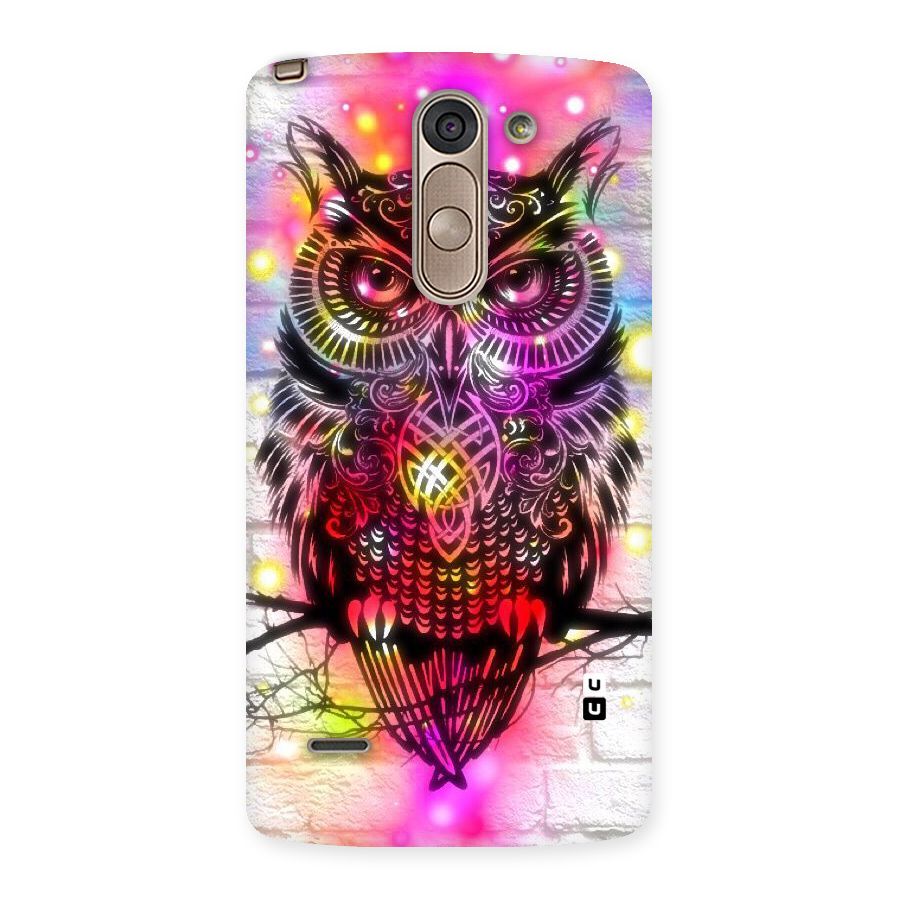 Colourful Owl Back Case for LG G3 Stylus