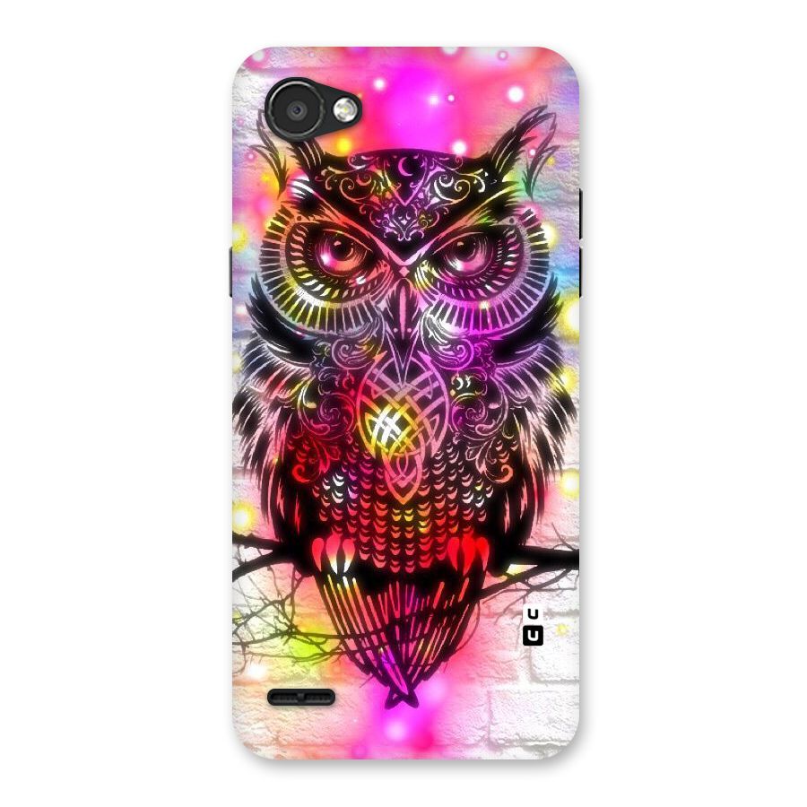 Colourful Owl Back Case for LG Q6