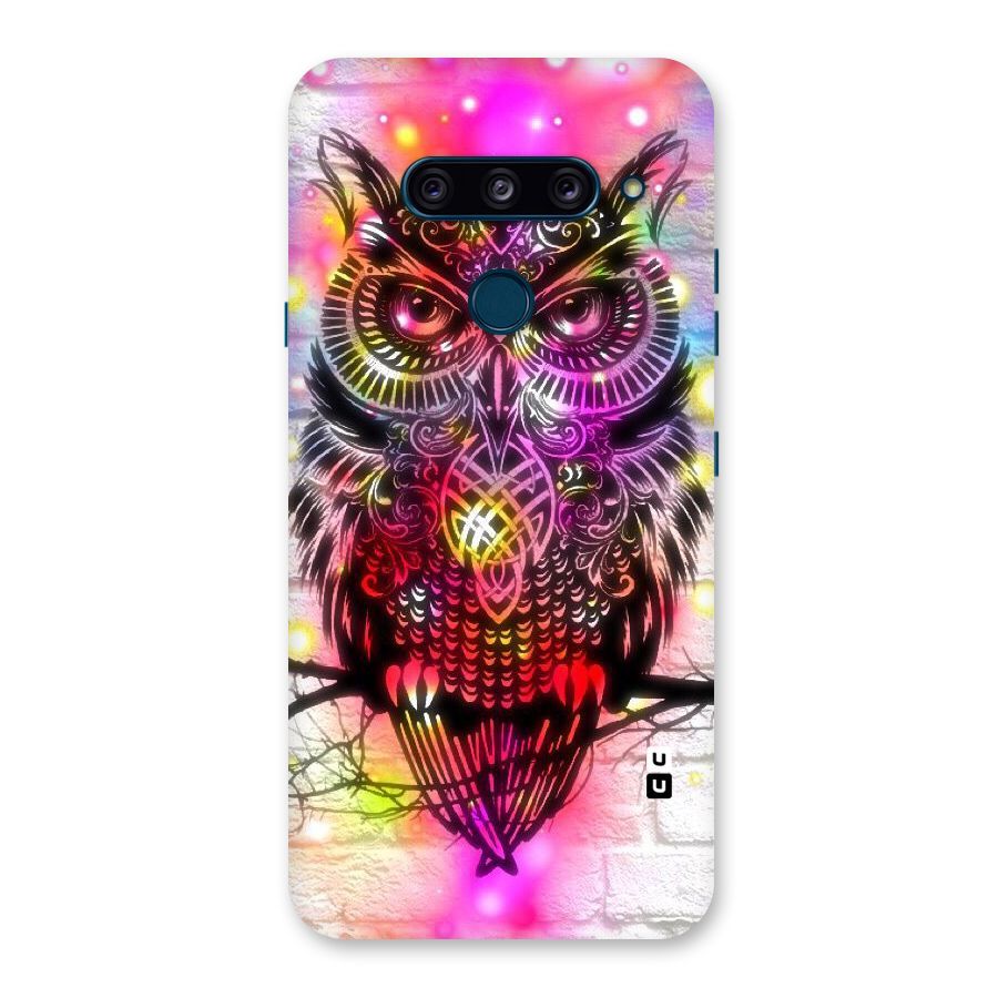 Colourful Owl Back Case for LG  V40 ThinQ