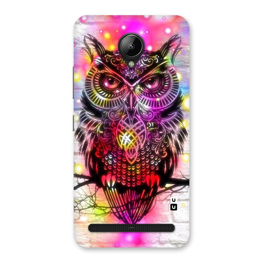 Colourful Owl Back Case for Lenovo C2