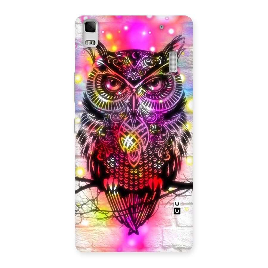 Colourful Owl Back Case for Lenovo K3 Note