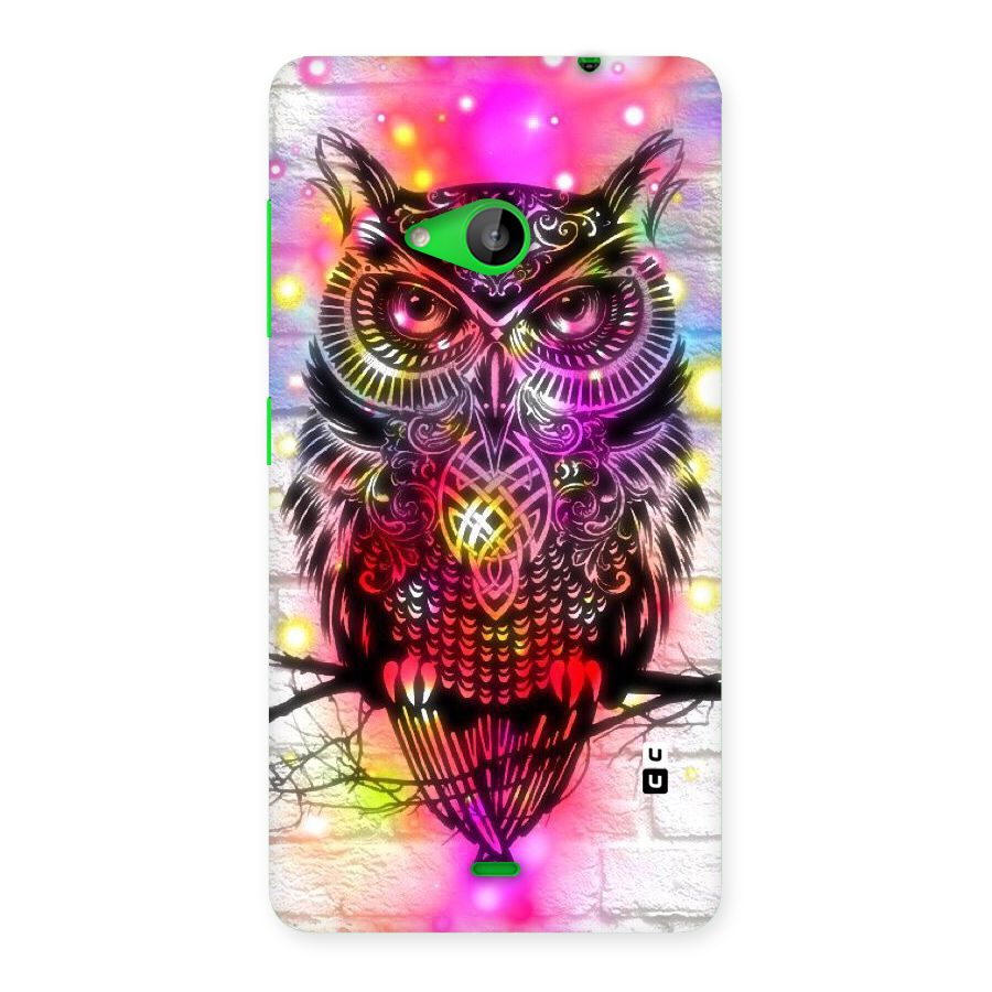 Colourful Owl Back Case for Lumia 535