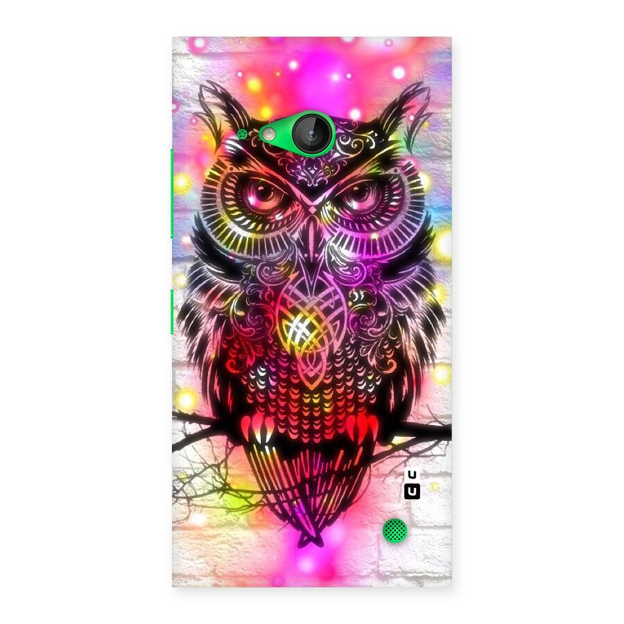 Colourful Owl Back Case for Lumia 730