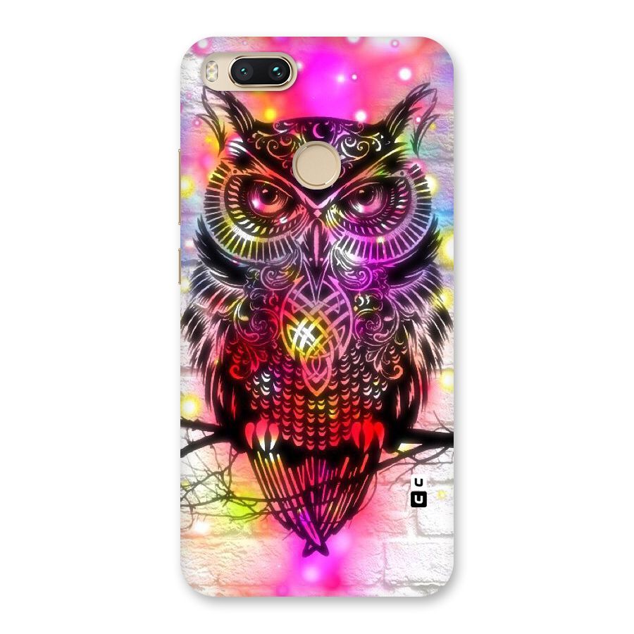 Colourful Owl Back Case for Mi A1
