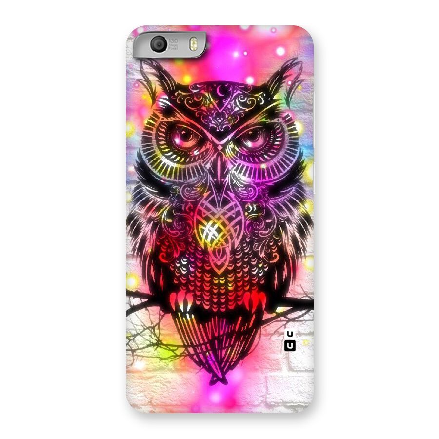 Colourful Owl Back Case for Micromax Canvas Knight 2