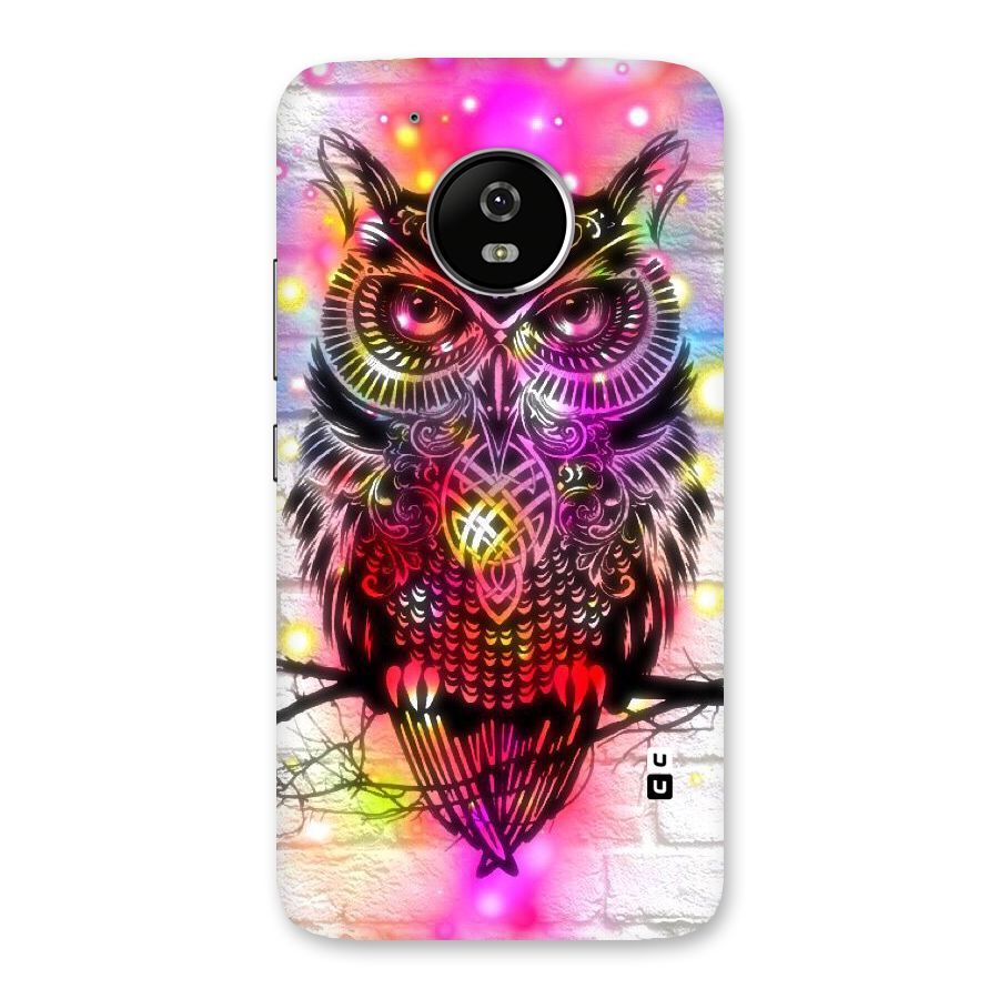 Colourful Owl Back Case for Moto G5