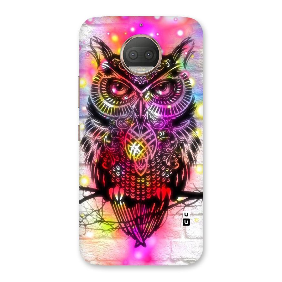 Colourful Owl Back Case for Moto G5s Plus