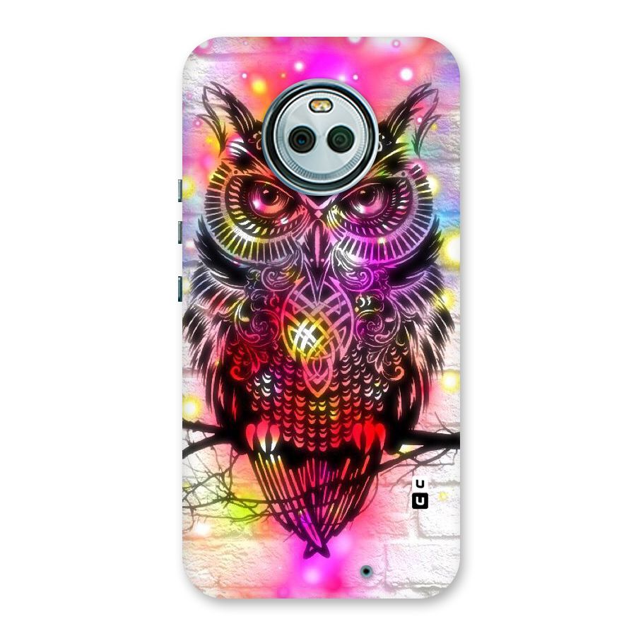 Colourful Owl Back Case for Moto X4