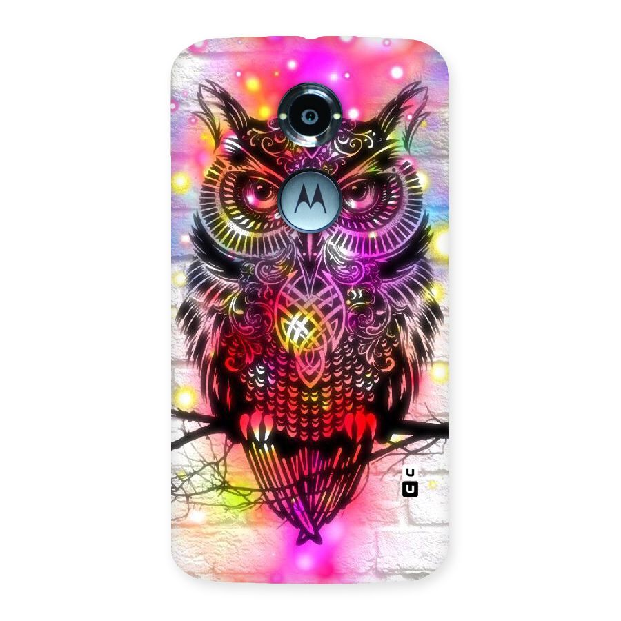 Colourful Owl Back Case for Moto X 2nd Gen