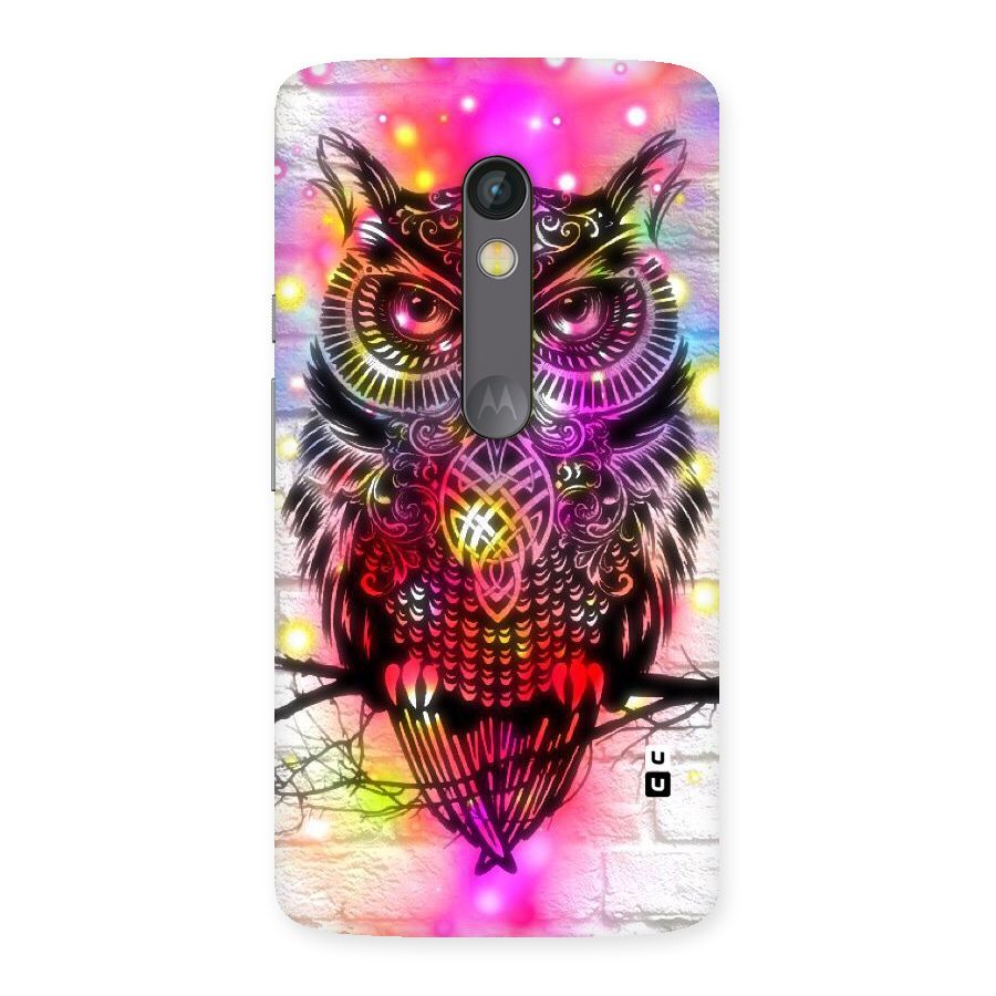 Colourful Owl Back Case for Moto X Play