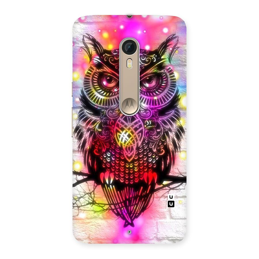 Colourful Owl Back Case for Motorola Moto X Style