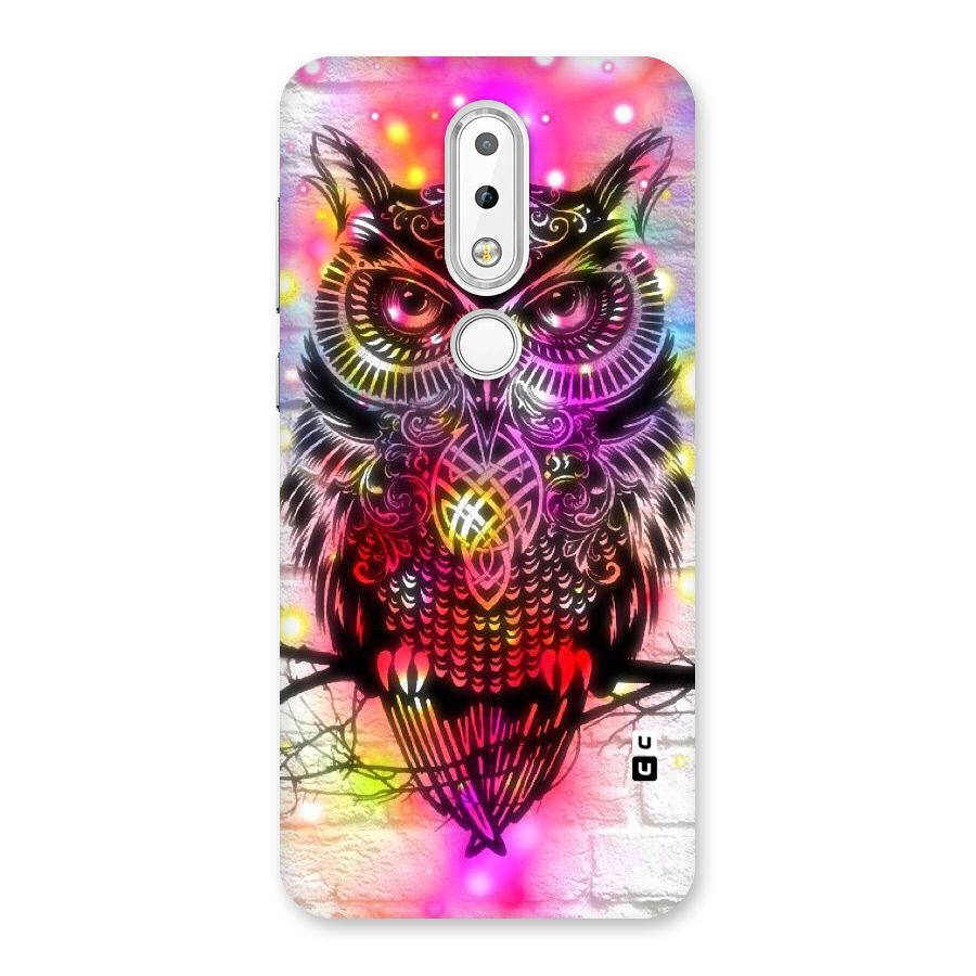 Colourful Owl Back Case for Nokia 6.1 Plus