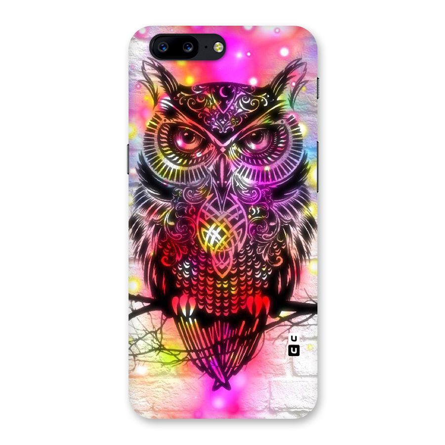 Colourful Owl Back Case for OnePlus 5