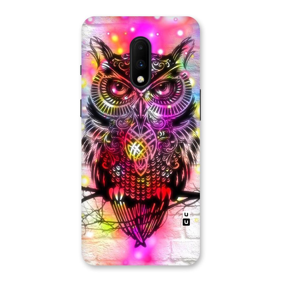 Colourful Owl Back Case for OnePlus 7